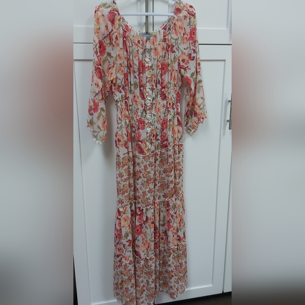 Figueroa & Flower floral maxi dress